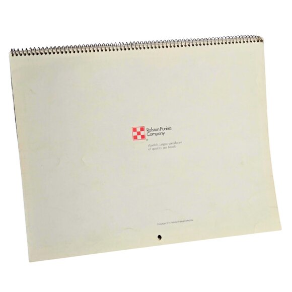 Vintage 1975 Purina Cat Chow Cats Calendar - Picture 2 of 4